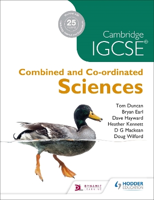 Book cover for Cambridge IGCSE Combined and Co-ordinated Sciences