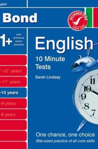 Cover of Bond 10 Minute Tests 9 - 10 Years