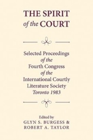 Cover of The Spirit of the Court