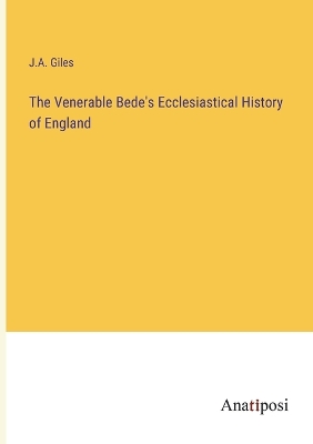 Book cover for The Venerable Bede's Ecclesiastical History of England