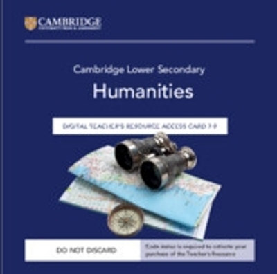 Book cover for Cambridge Lower Secondary Humanities Digital Teacher's Resource 7–9 Access Card