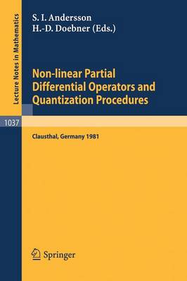 Book cover for Non-linear Partial Differential Operators and Quantization Procedures