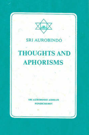 Cover of Thoughts and Aphorisms