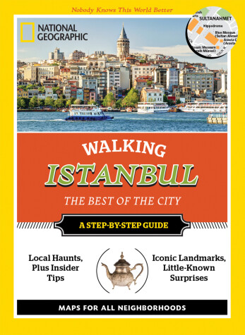 Book cover for National Geographic Walking Istanbul