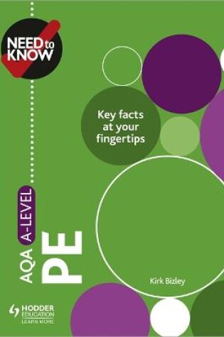 Cover of Need to Know: AQA A-level PE