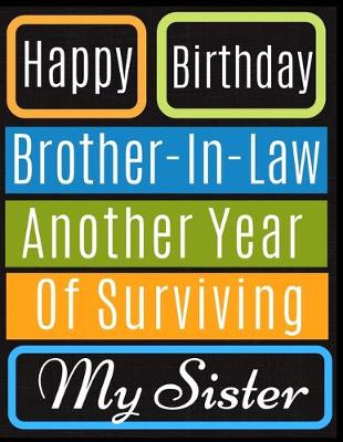 Book cover for Happy Birthday Brother In Law Notebook Journal