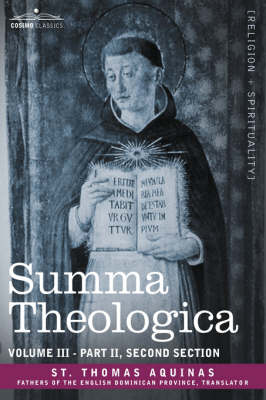 Book cover for Summa Theologica, Volume 3 (Part II, Second Section)