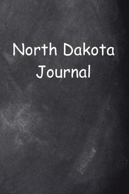 Book cover for North Dakota Journal Chalkboard Design