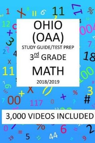 Cover of 3rd Grade OHIO OAA, 2019 MATH, Test Prep