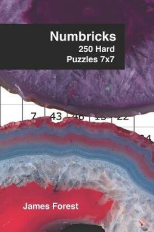 Cover of 250 Numbricks 7x7 hard puzzles
