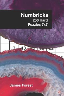 Book cover for 250 Numbricks 7x7 hard puzzles