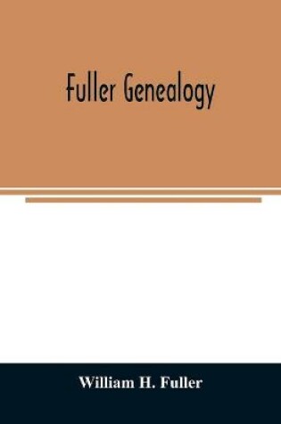 Cover of Fuller genealogy