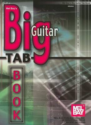 Book cover for Mel Bay's Big Guitar Tab Book