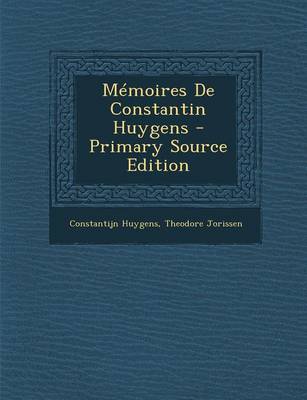 Book cover for Memoires de Constantin Huygens