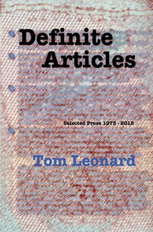 Cover of Definite Articles