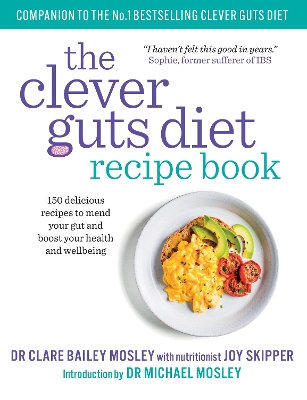 Book cover for The Clever Guts Recipe Book