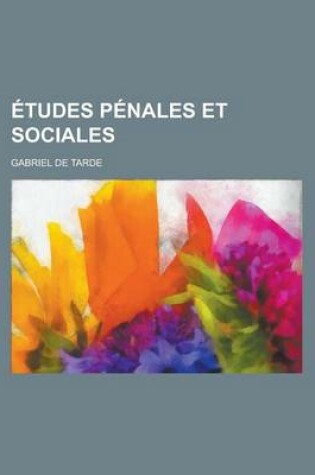Cover of Etudes Penales Et Sociales