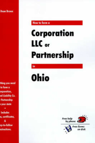 Cover of How to Form a Corporation LLC or Partnership in Ohio