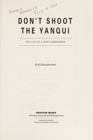 Cover of Don't Shoot the Yanqui