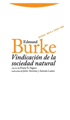 Book cover for Vindicacion de la Sociedad Natural