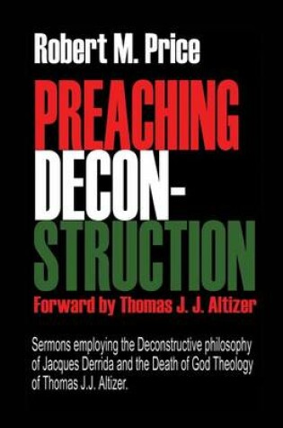 Cover of Preaching Deconstruction