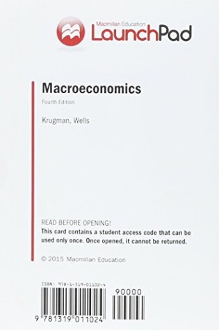 Cover of LP for Macroeconomics 4e