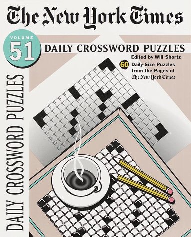 Book cover for "New York Times" Daily Crossword Puzzles