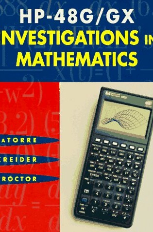 Cover of Hp-48g/Gx Investigations in Mathematics