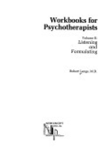 Cover of Workbook for Psychotherapists