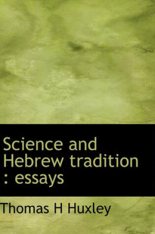 Cover of Science and Hebrew Tradition