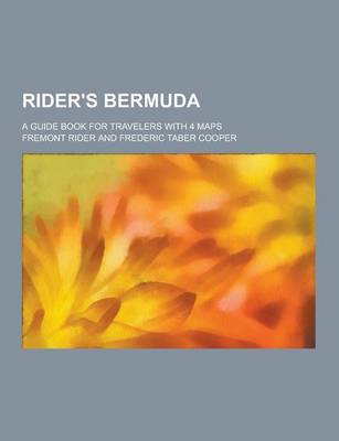 Book cover for Rider's Bermuda; A Guide Book for Travelers with 4 Maps