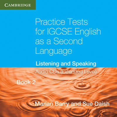 Book cover for Practice Tests for IGCSE English as a Second Language Book 2 (Extended Level) Audio CDs (2) (OP)