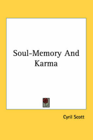 Cover of Soul-Memory and Karma