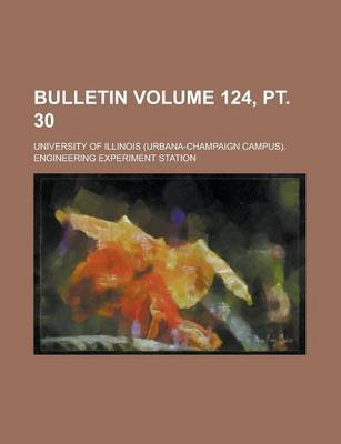 Book cover for Bulletin Volume 124, PT. 30