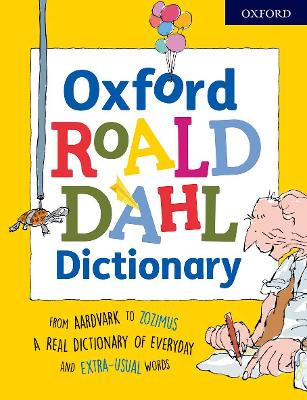 Book cover for Oxford Roald Dahl Dictionary