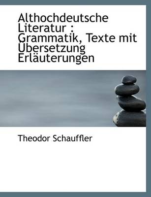 Book cover for Althochdeutsche Literatur