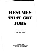 Cover of Resumes That Get Jobs