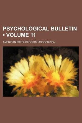 Cover of Psychological Bulletin (Volume 11)