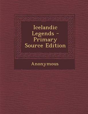 Book cover for Icelandic Legends