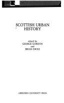 Book cover for Scottish Urban History