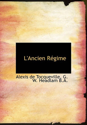 Book cover for L'Ancien R Gime
