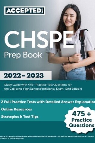 Cover of CHSPE Prep Book 2022-2023