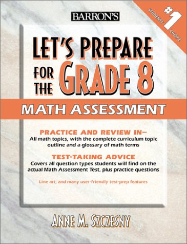 Cover of Let's Prepare for the Grade 8 Math Test