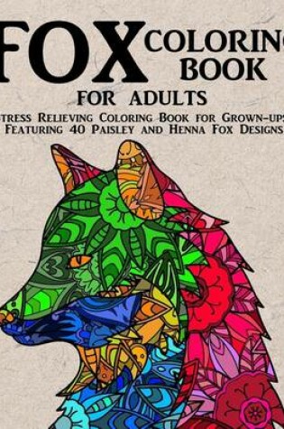 Cover of Fox Coloring Book for Adults
