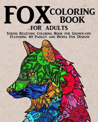 Book cover for Fox Coloring Book for Adults
