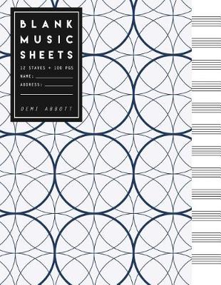 Book cover for Blank Music Sheets