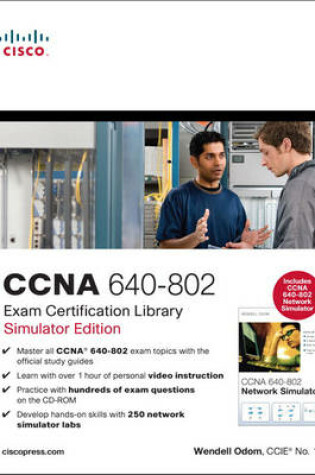 Cover of CCNA 640-802 Exam Certification Library, Simulator Edition