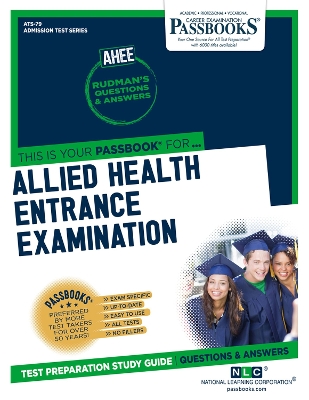 Book cover for Allied Health Entrance Examination (AHEE) (ATS-79)