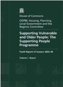 Cover of Supporting vulnerable and older people