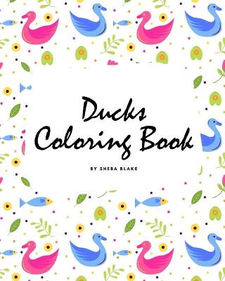 Book cover for Ducks Coloring Book for Children (8x10 Coloring Book / Activity Book)